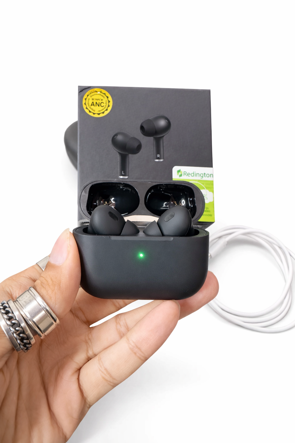 AirPods Pro 2 Black Edition Type-C ANC Buzzer Edition (Free Case)